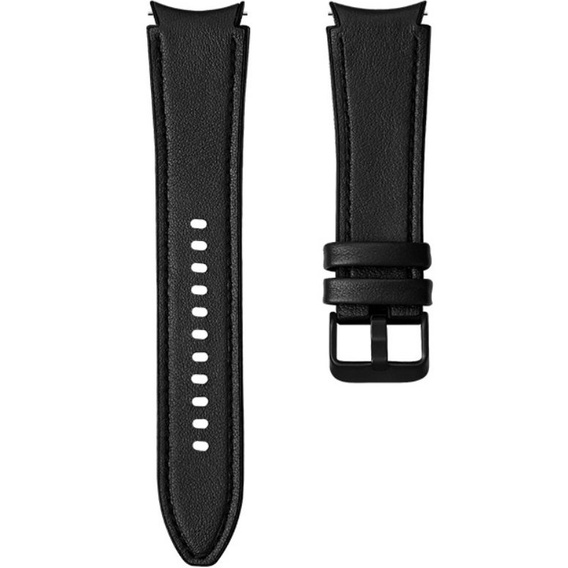 Шкіряний ремінець для годинника Samsung Galaxy Watch 4 / 5 40/42/44/46/45MM PRO, Black