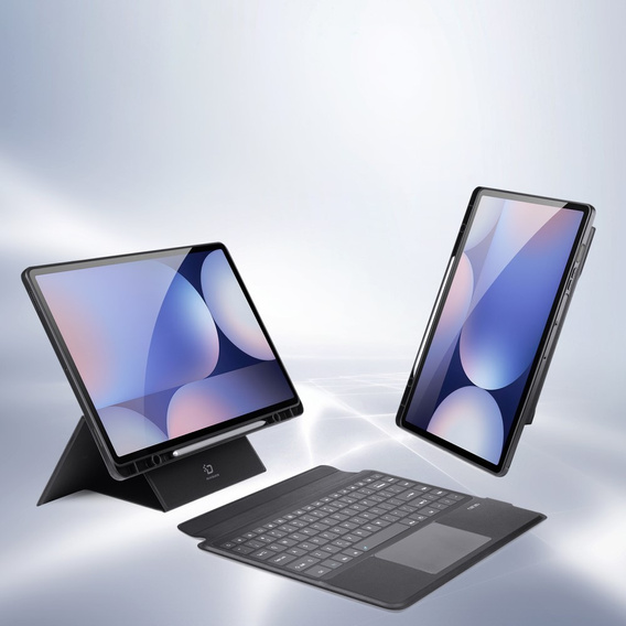 Чехол-клавиатура для Samsung Galaxy Tab S8 Ultra / S9 Ultra / S10 Ultra, Dux Ducis DK Series, черный