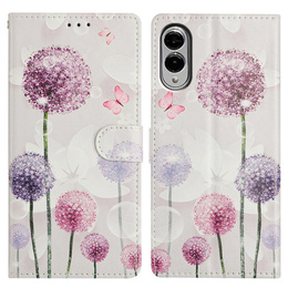 Откидной чехол для Samsung Galaxy S25 Edge, Wallet, Dandelion