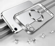 Чохол для iPhone 7 / 8, Electro MagSafe, сріблястий + Скло на екран