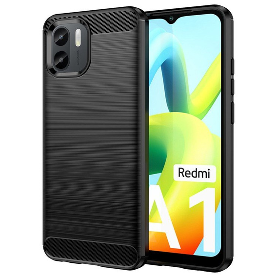 Чoхол до Xiaomi Redmi A1 4G / A2 4G, Carbon, чорний