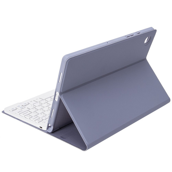 Чохол + клавіатура Samsung Galaxy Tab S6 Lite P610/P615 / S6 Lite 2022 10.4, Pen Slot, фіолетовий