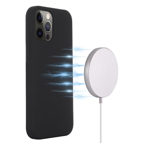Чехол до iPhone 13 Pro Max, Silicone MagSafe, чёрный