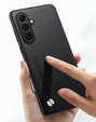 Шкіряний чохол для Samsung Galaxy M55 5G, leather hybrid, чорний