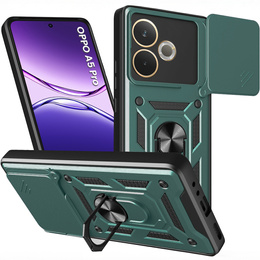 Чехол NOX Camera Slide Oppo A5 Pro 5G, CamShield Slide, зелёный