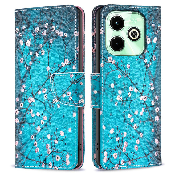 Чохол-книжка для Infinix Hot 40i, Wallet, Sakura м'яти