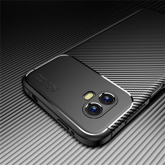 Чехол до Samsung Galaxy Xcover 6 Pro, Carbon Gel, чёрный