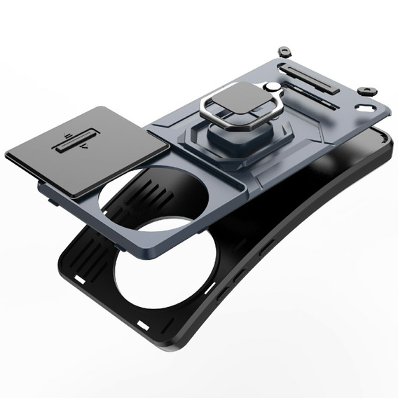 Чехол для OnePlus 13R, KickStand Camera Lens, чёрный