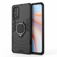 Чoхол до Oppo Reno 4 Pro 5G, Kickstand Ring, чорний