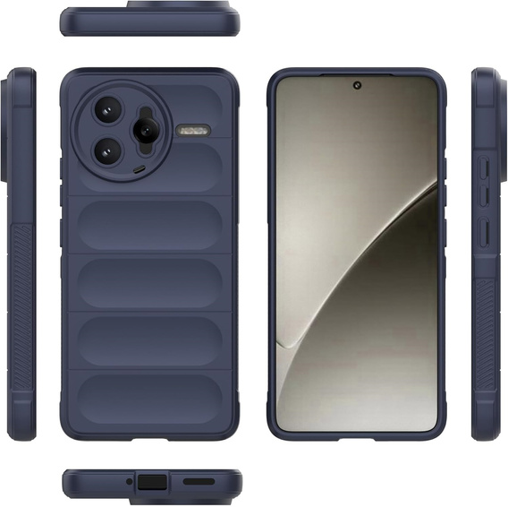 Чoхол до Xiaomi Poco F7 Ultra, Gaming Shockproof, темно-синій