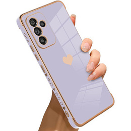 Чехол до Samsung Galaxy A34 5G, Electro heart, фиолетовый