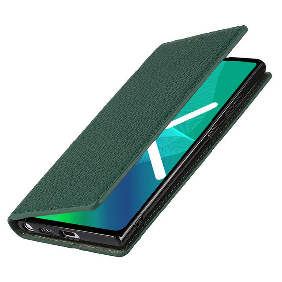 Шкіряний чохол для iPhone 11, ERBORD Grain Leather, зелений