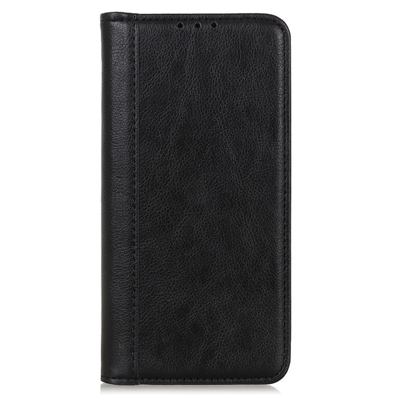 Флип-кейс для Honor 200 Pro 5G, Split Leather, чёрный
