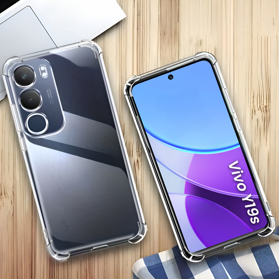 Чехол до Vivo Y19s, Dropproof, прозрачный