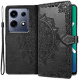 Чохол-книжка для Infinix Note 30 VIP, Mandala, чорний