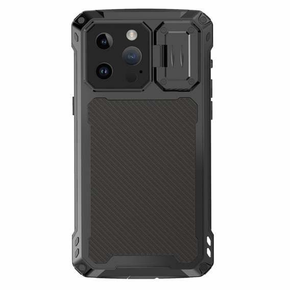 Чехол для iPhone 14 Pro, CamShield Case, с подставкой, черный