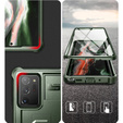 Бронированный чехол для Samsung Galaxy Note 20 Ultra, Dexnor Full Body, зелёный