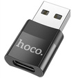 Адаптер HOCO-USB-C TYPE-C на USB - A, Black