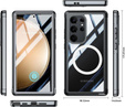 Чoхол до Samsung Galaxy S24 Ultra, Shockproof, з плівкою на екран, для MagSafe, чорний