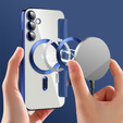 Откидной чехол для Samsung Galaxy S23 FE, RFID Wallet MagSafe CamShield, темно-синий