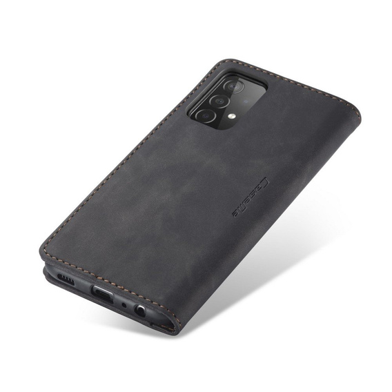 Чехол CASEME для Samsung Galaxy A52 / A52s, Leather Wallet Case, чёрный