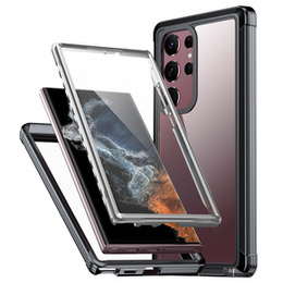 Чoхол Shockproof до Samsung Galaxy S23 Ultra, із захисним екраном, чорний