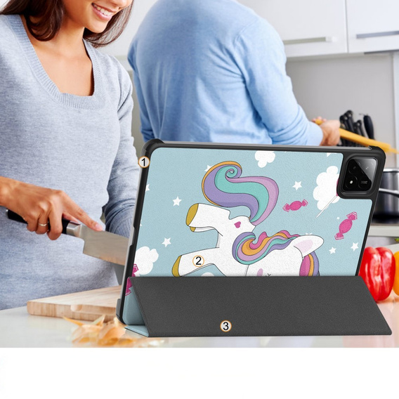 Чохол для Xiaomi Pad 7 / 7 Pro, Smartcase, unicorn