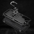 Бронированный Чехол до Samsung Galaxy A55 5G, Nox Case Ring, чёрный