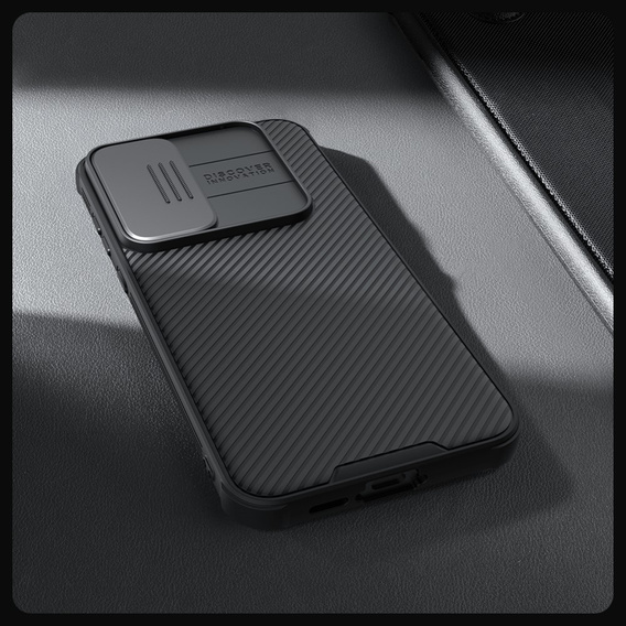 Чохол NILLKIN для Samsung Galaxy A55 5G, Silicone CamShield Case for MagSafe, чорний