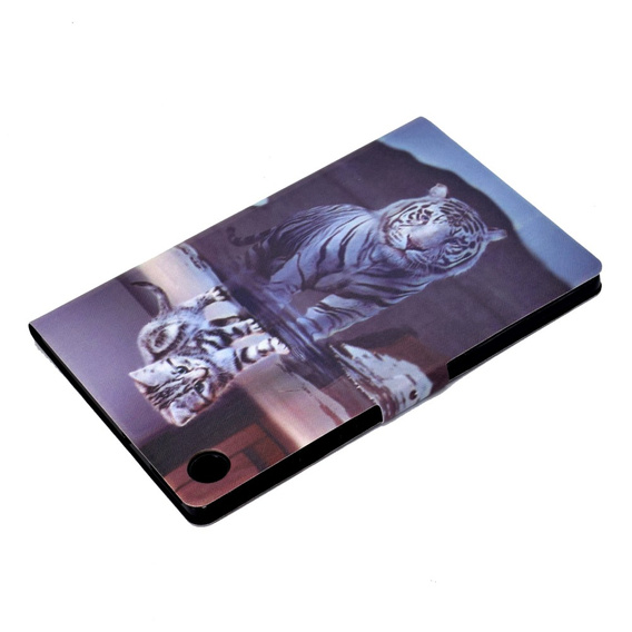 Чехол до Samsung Galaxy Tab A9 X110 / X115, cat and tiger