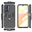 Чехол до Realme C33, Kickstand Ring, чёрный