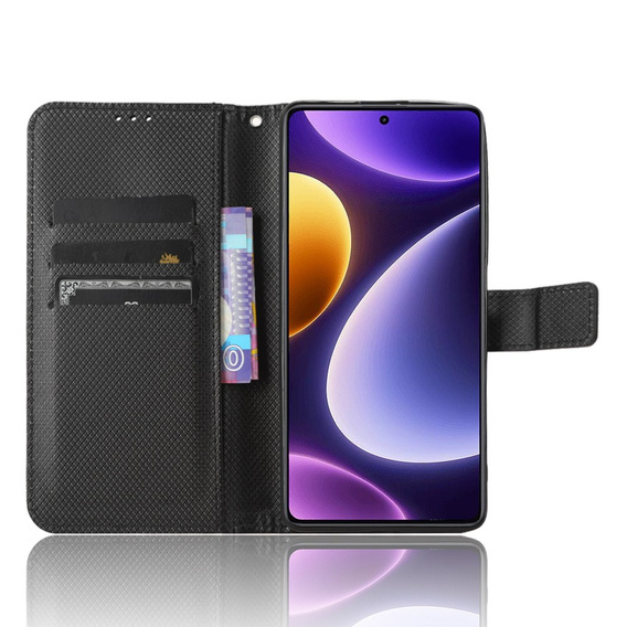 Чохол-книжка для Poco F5 5G, Wallet Smart Magnet, чорний