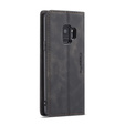 Чехол CASEME для Samsung Galaxy S9, Leather Wallet Case, чёрный