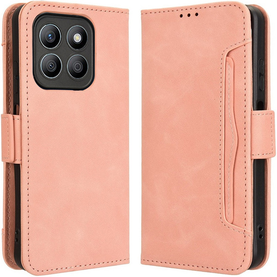 Откидной чехол для Motorola Moto G86 5G, Card Slot, розовый