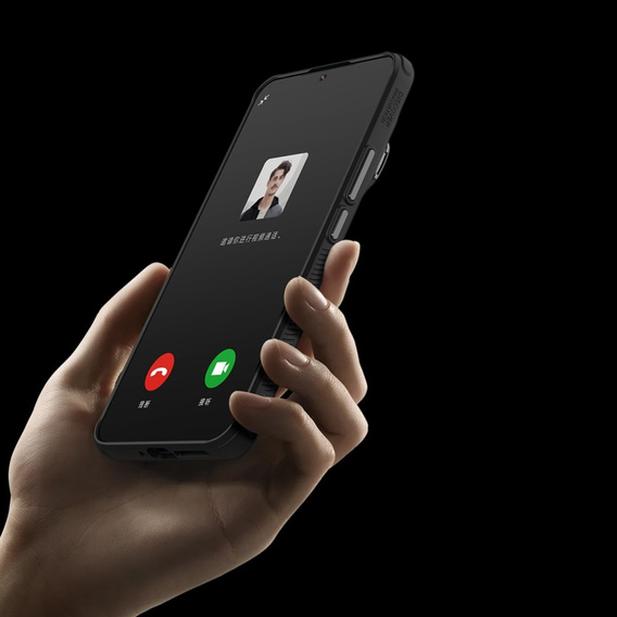 Чехол для Xiaomi 14 Ultra, бронированный Nillkin, Carboprof Case, для Magsafe, черный