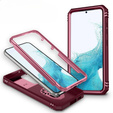 Чехол NOX Camera Slide Samsung Galaxy S23 Plus, CamShield Slide, розовый / красный