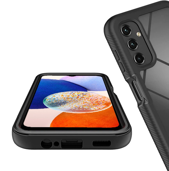 Чехол для Samsung Galaxy A14 4G/5G, Shockproof, с пленкой, чёрный