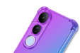 Чехол для Vivo V50 Lite 4G / 5G, Gradient Dropproof, Фиолетовый / синий