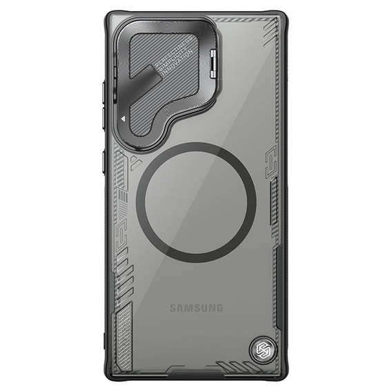 Чохол для Samsung Galaxy S24 Ultra, броньований Nillkin, Icelade Prop, для Magsafe, чорний