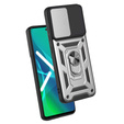 Чехол NOX Camera Slide Samsung Galaxy M52 5G, CamShield Slide, серебро