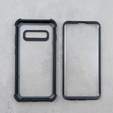 Чoхол до Samsung Galaxy S10 Plus, Dexnor Full Body Rugged, прозорий / чорний