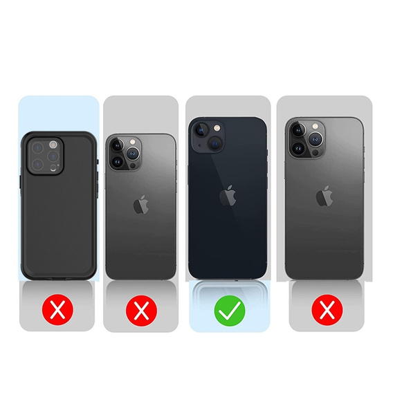Водонепроникний чохол IP68 для iPhone 15 Plus, чорний