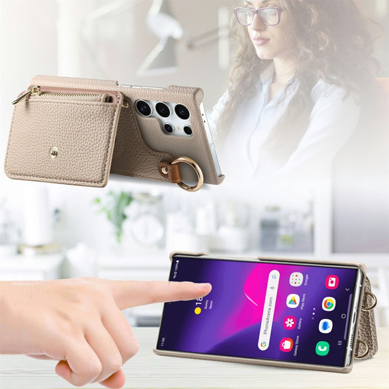 Чoхол до Samsung Galaxy S25 Ultra, GKK Leather, чорний