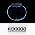 Браслет SPIGEN для Samsung Galaxy Watch 6 Classic 47 мм, Modern Fit Band, серебристый