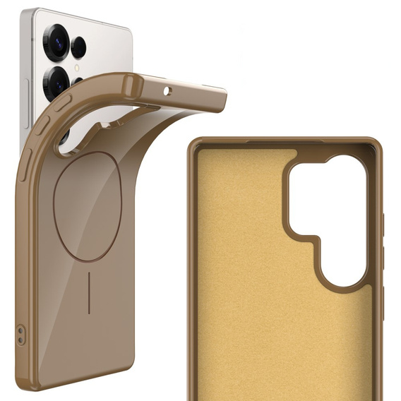 Чехол до Samsung Galaxy S25 Ultra, GKK Leather, чёрный