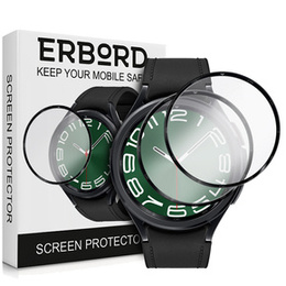 2x Гибридное стекло ERBORD для Samsung Galaxy Watch 6 47mm Classic