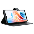 Откидной чехол для Oppo A38 4G / Oppo A18 4G, Crazy Horse Wallet, чёрный
