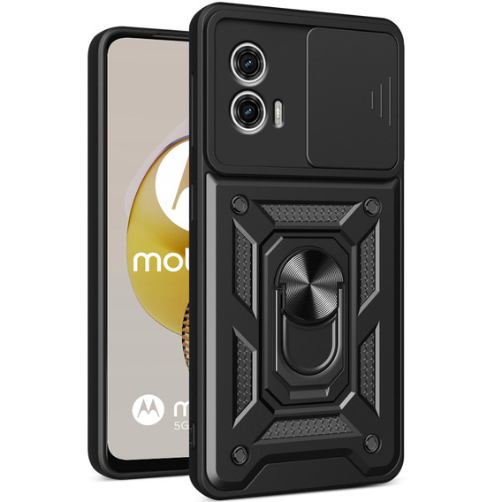 Чохол NOX Camera Slide Motorola Moto G73 5G, CamShield Slide, чорний