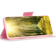 Откидной чехол для Samsung Galaxy A55 5G, Wallet, giraffe, розовый