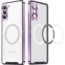 Защитный чехол для камеры Samsung Galaxy S21 FE 5G, CamShield MagSafe, прозрачный / фиолетовый